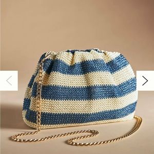 The Frankie Raffia Clutch